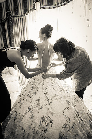 Bride Getting Ready